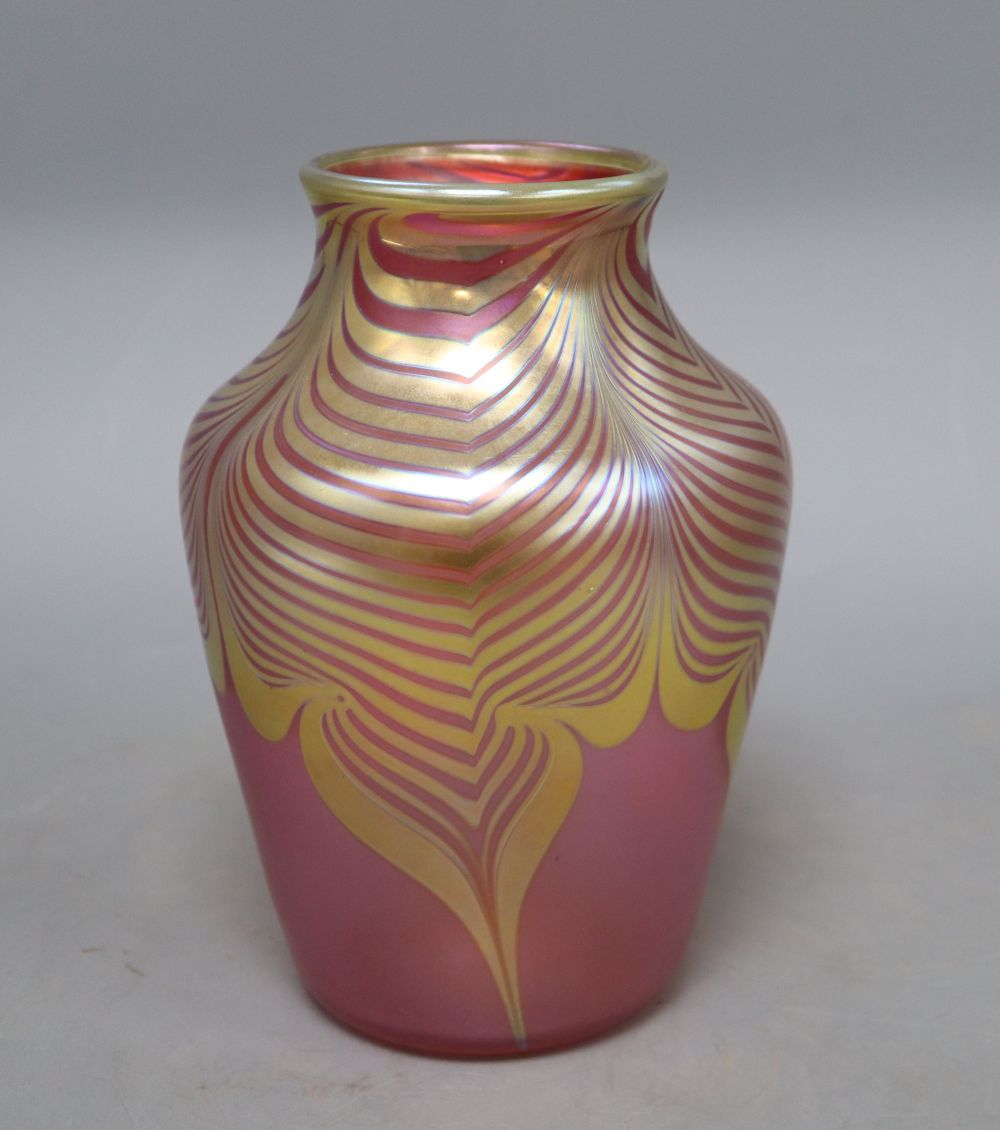 A Casseia glass vase, artist proof VMBR1-81.7, height 20cm